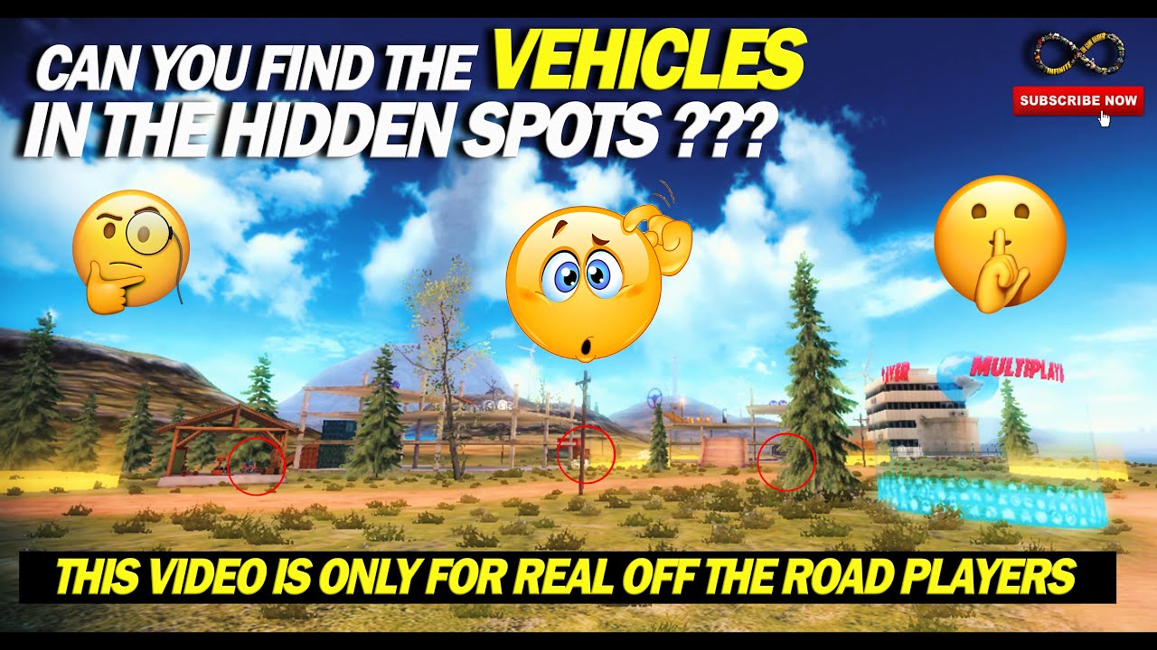 Off The Road ONLY PRO CAN FIND VEHICLES IN HIDDEN SPOTS | INFINITE OTR ...