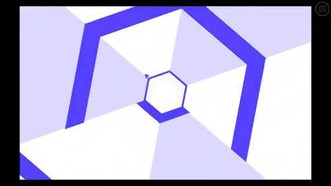 WOW this looks just like the real Super Hexagon!