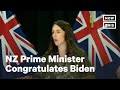 Jacinda Ardern Formally Congratulates President-elect Joe Biden | NowThis