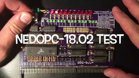 Testing Russian PDP-11 compatible CPU 1801ВМ2 (60FPS)
