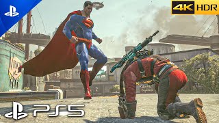 (Ps5) Superman Boss Fight Gameplay | Realistic Ultra Graphics [4K 60Fps Hdr] Suicide Squad