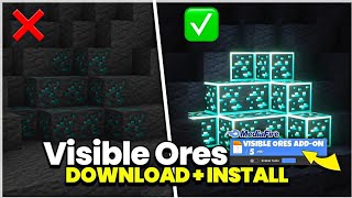 Visible Ores Texture Pack Mcpe 1.21 Bedrock