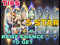 SECRET TIP HOW TO RAISE YOUR CHANCE TO GET 5 STAR CHARACTER - Genshin Impact