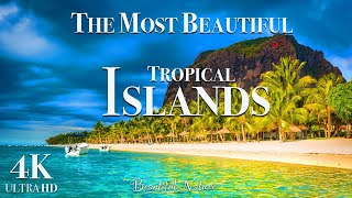 THE MOST BEAUTIFUL TROPICAL ISLANDS IN THE WORLD | Maldives, Mauritius, Bora Bora  (4K Video UHD)