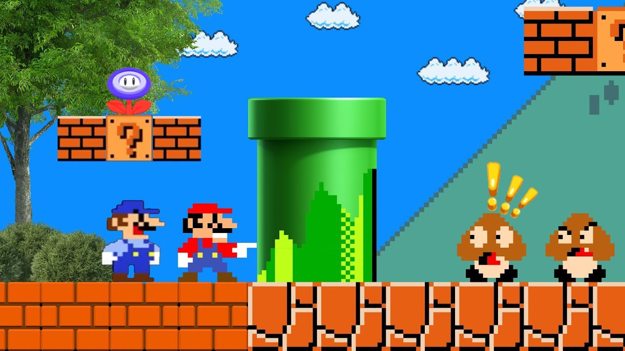 Level UP Mario and the Ladder of Worlds Game Animation YouTube