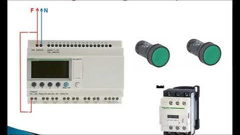 Pengawatan Zelio Smart Relay SR3B261FU