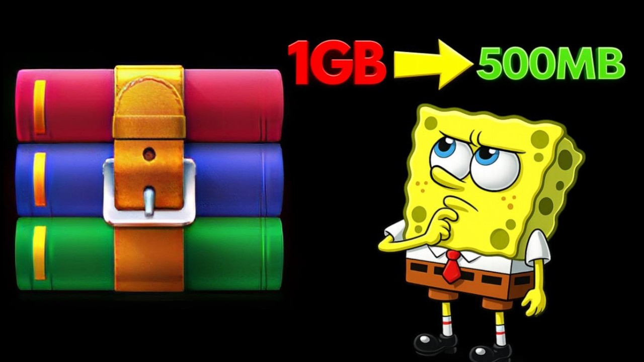 راح اخليك تفهم عملية ضغط الملفات فعليًا في 3 دقائق فقط!