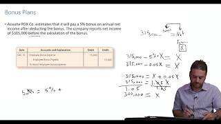 BA 212 Chapter 11-1 "Current Liabilities: Bonus Plan"