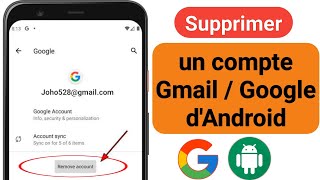 Comment supprimer un compte Gmail d'un téléphone Android (2023)|Supprimer le compte Google d'Android