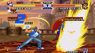 [Arcade] Real Bout Fatal Fury Special super fast action playthrough with cheat (Terry) screenshot 2
