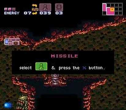 Super Metroid - Early Wave Beam