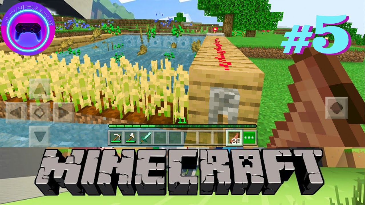 EASY Auto Wheat Farm in Minecraft Java (Redstone + Dispenser Build!) Ep ...