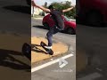 Skater passes by car pile on || Viral Video UK