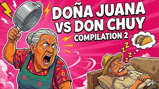 DON CHUY vs DOÑA JUANA 🤣  Los mejores chistes – Compilación Parte 2😂