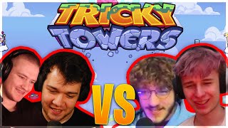 KDO POSTAVÍ LEPŠÍ VĚŽ?! | Tricky Towers [MarweX&@BoTmAnGOD&Davel&Evil]