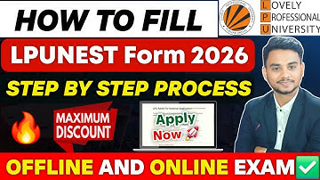 How to Fill LPUNEST Form 2026 | How to Apply For LPUNEST 2026 | LPU Admission Process 2026 #lpunest