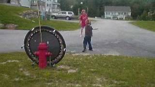 4 Year Old Hits Homerun