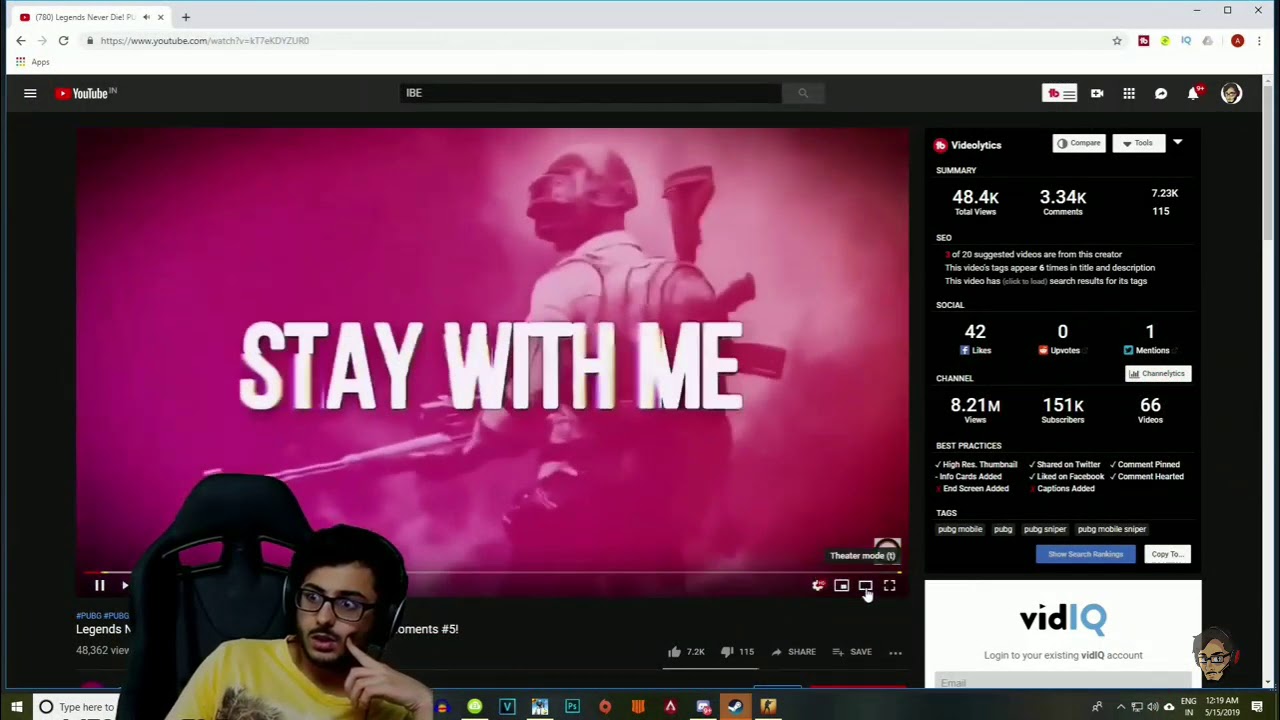 CarryMinati reacting to IBE's Sniper Montage #5