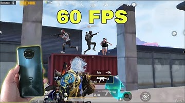 60FPS on POCO X3 NFC ⚡ PUBG Mobile Smooth Test 😱