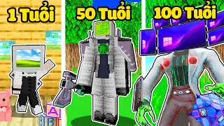 Hachi 24 Giờ Hóa Thành Computer Man Titan Trong Minecraft