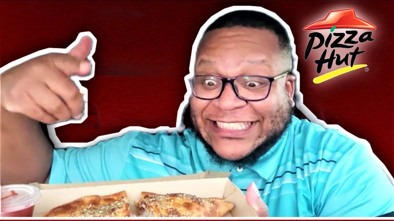 Pizza Hut Meat Lover's Melt Mukbang YouTube