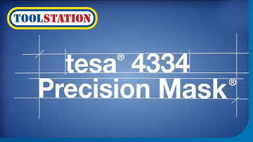 Perfect Lines Every Time: Tesa 4334 Precision Masking Tape for Pros | Toolstation
