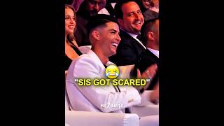 She Stopped Because Of Ronaldo's Terrible Celebration.. 🥶🤯