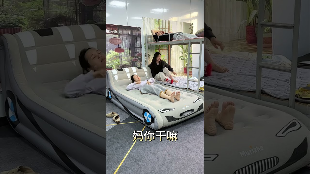 automatic air mattress inflatable bed for two apartment 