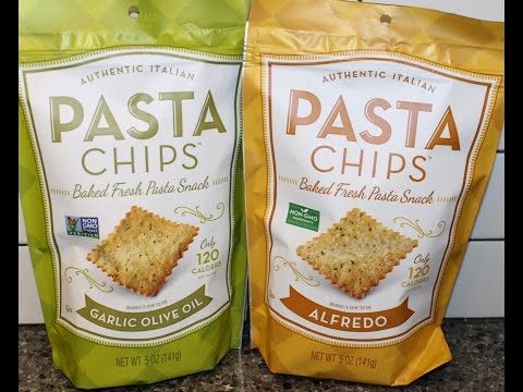 Authentic Italian Pasta Chips: Garlic Olive Oil & Alfredo Review