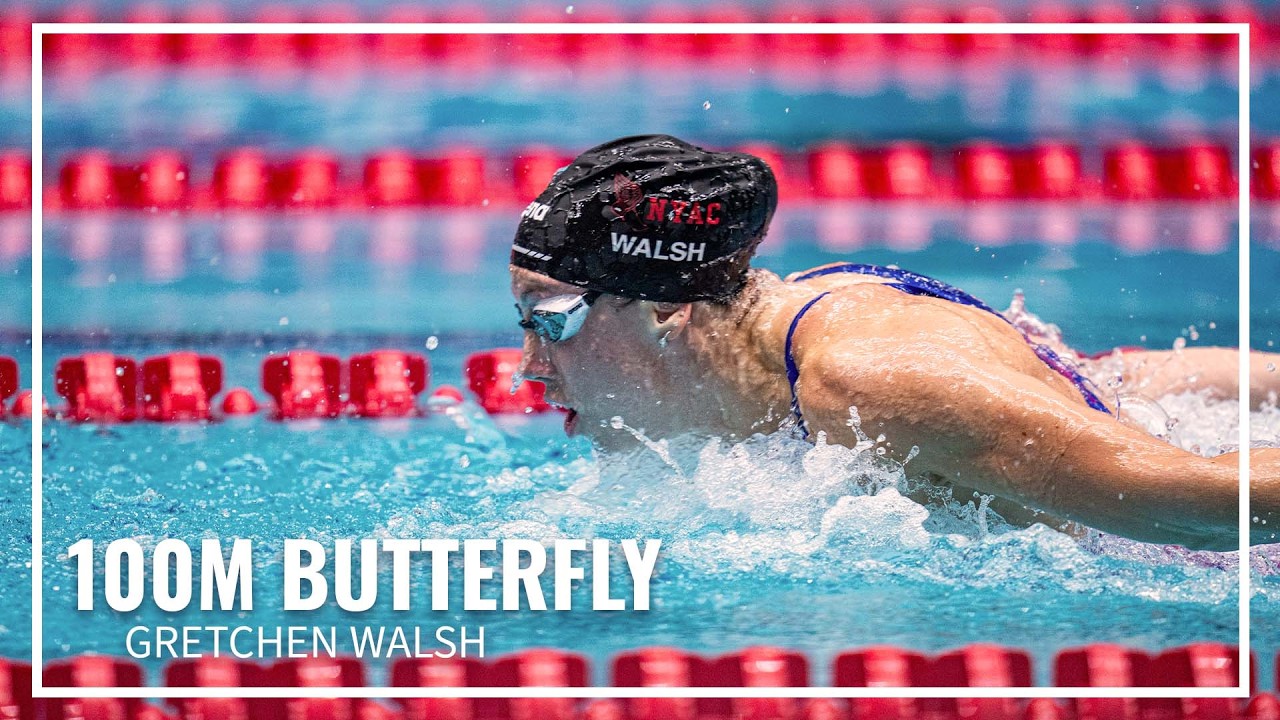 Walsh Dominates 100M Butterfly With 5th Fastest Time in History | 2026 TYR Pro Series Indianapolis