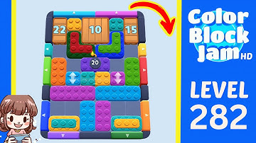 Color Block Jam Level 282 Solution Walkthrough