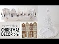 DOLLAR TREE CHRISTMAS DECOR DIYs / VILLAGE STOCKING HOLDER DIY