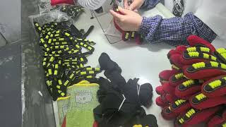 Sewing Cut-Resistant And Impact-Resistant Gloves