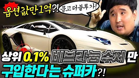 옵션 가격만 1억 상위 0 1 람보르기니 아벤타도르 SVJ