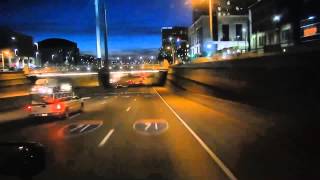 Cincinnati Ohio night drive.