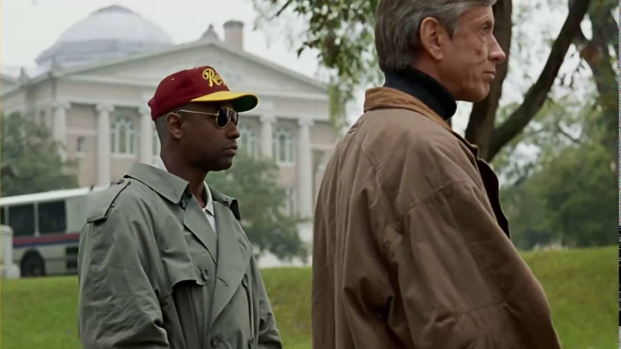 1996 Courage Under Fire scene filmed on the Texas State Capital grounds Southwest corner