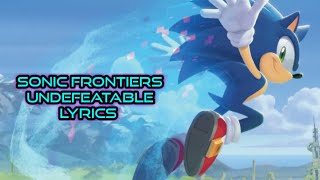 2023 Sonic Frontiers  Undefeatable S remake