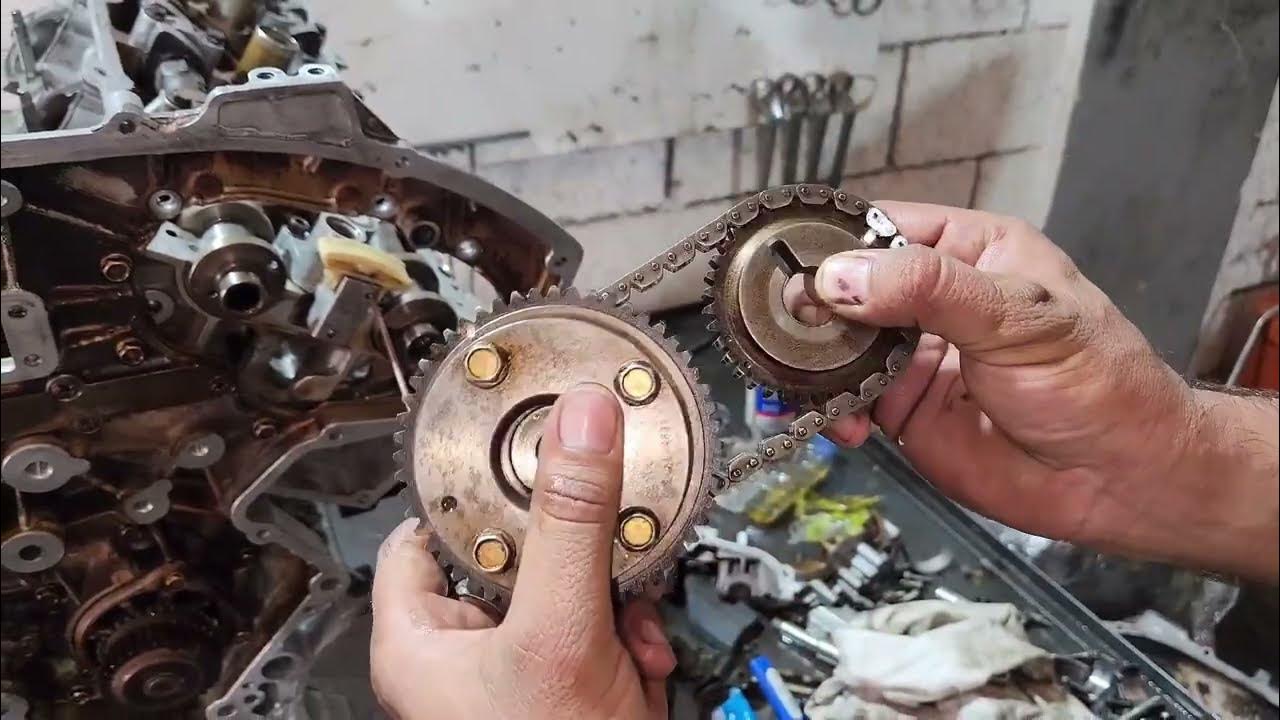 Nissan Pathfinder timing mark's / Timing Chain Replacement for Nissan 3