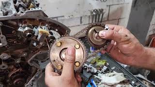 Nissan Pathfinder timing mark's / Timing Chain Replacement for Nissan 3.5L