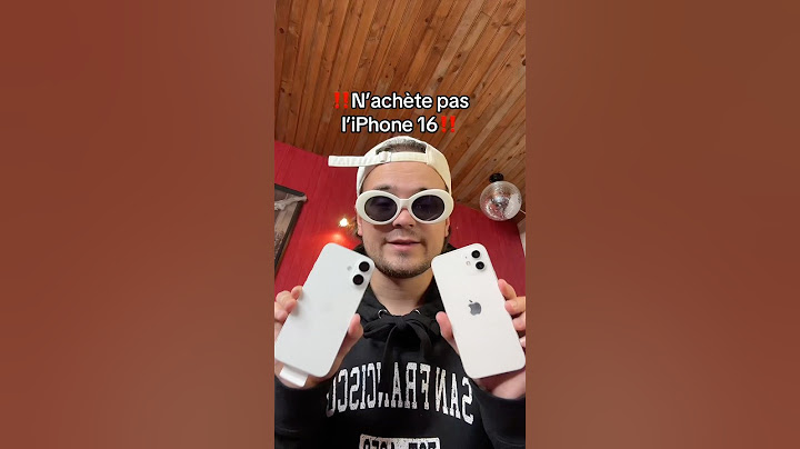 N'achète pas l'iphone 16