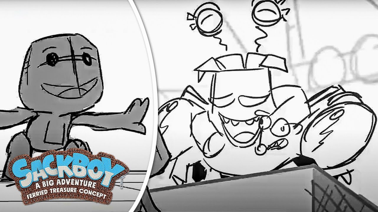 Sackboy A Big Adventure Early Footage - Ferried Treasure intro