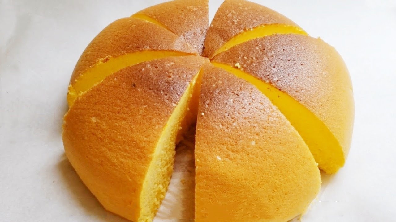 南瓜蛋糕的做法 松软香甜 比烤箱做的还要好吃 Youtube