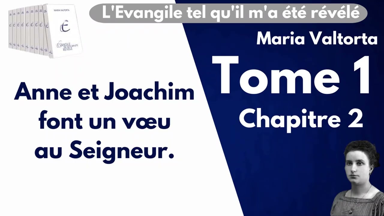 Maria Valtorta - Tome 1, chapitre 2 - L'Evangile tel qu'il m'a été révélé #mariavaltorta