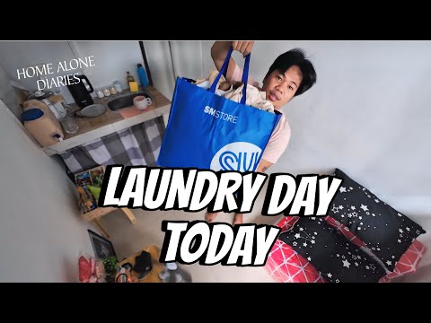 HOME ALONE DIARIES - LAUNDRY DAY AND NEW DINING TABLE