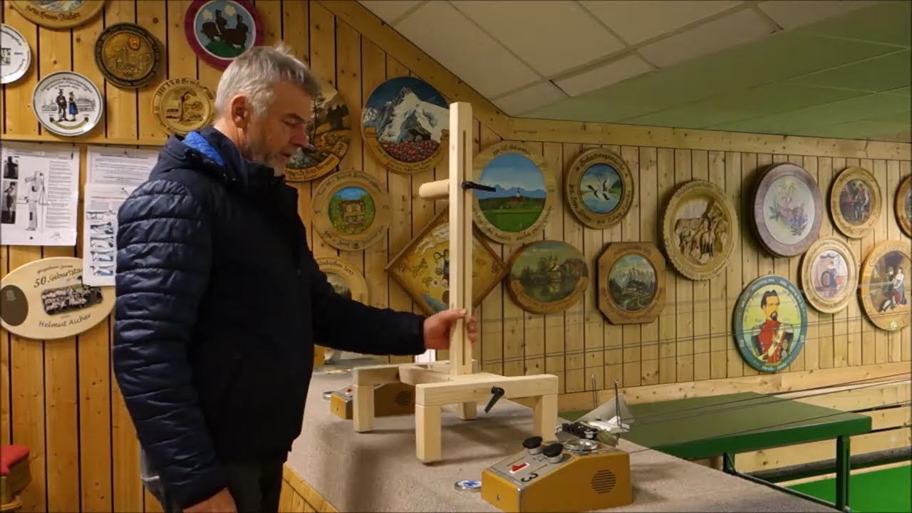 Schießhilfe leichter Auflageständer aus Zirbe oder Fichte