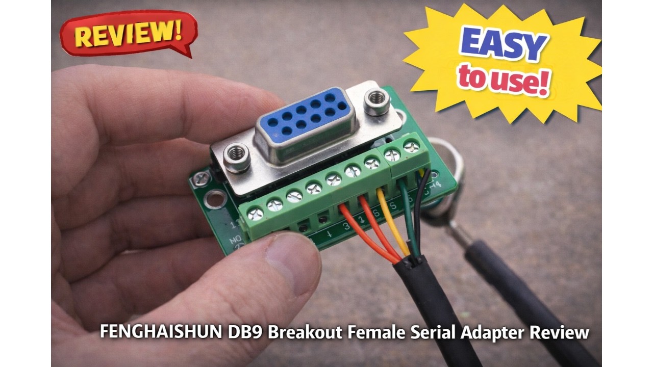 🔧 FENGHAISHUN DB9 Breakout Female Serial Adapter Review 🖥️