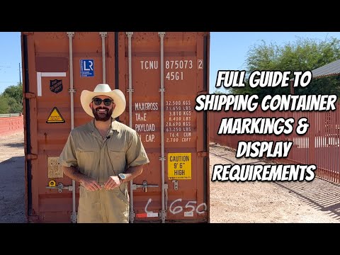 Full Guide For Shipping Container Markings & Display Requirements | What Decals To Display