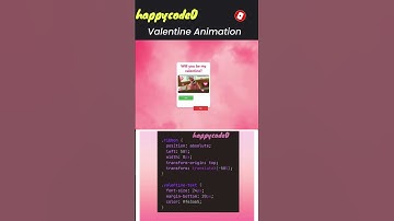 Valentine Animation 💗💐 #coding #programming #developer #code