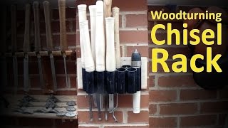 Woodturning Chisel Rack