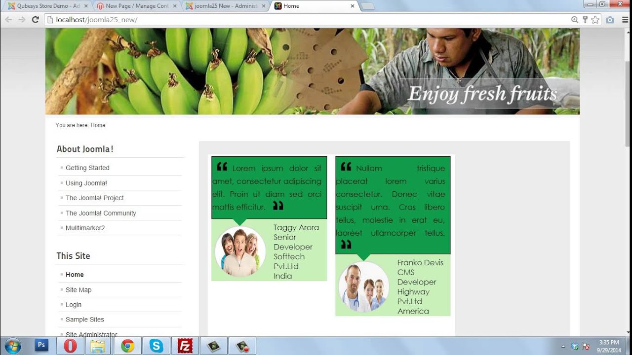 Responsive Smart Testimonials Slider Joomla Module - YouTube